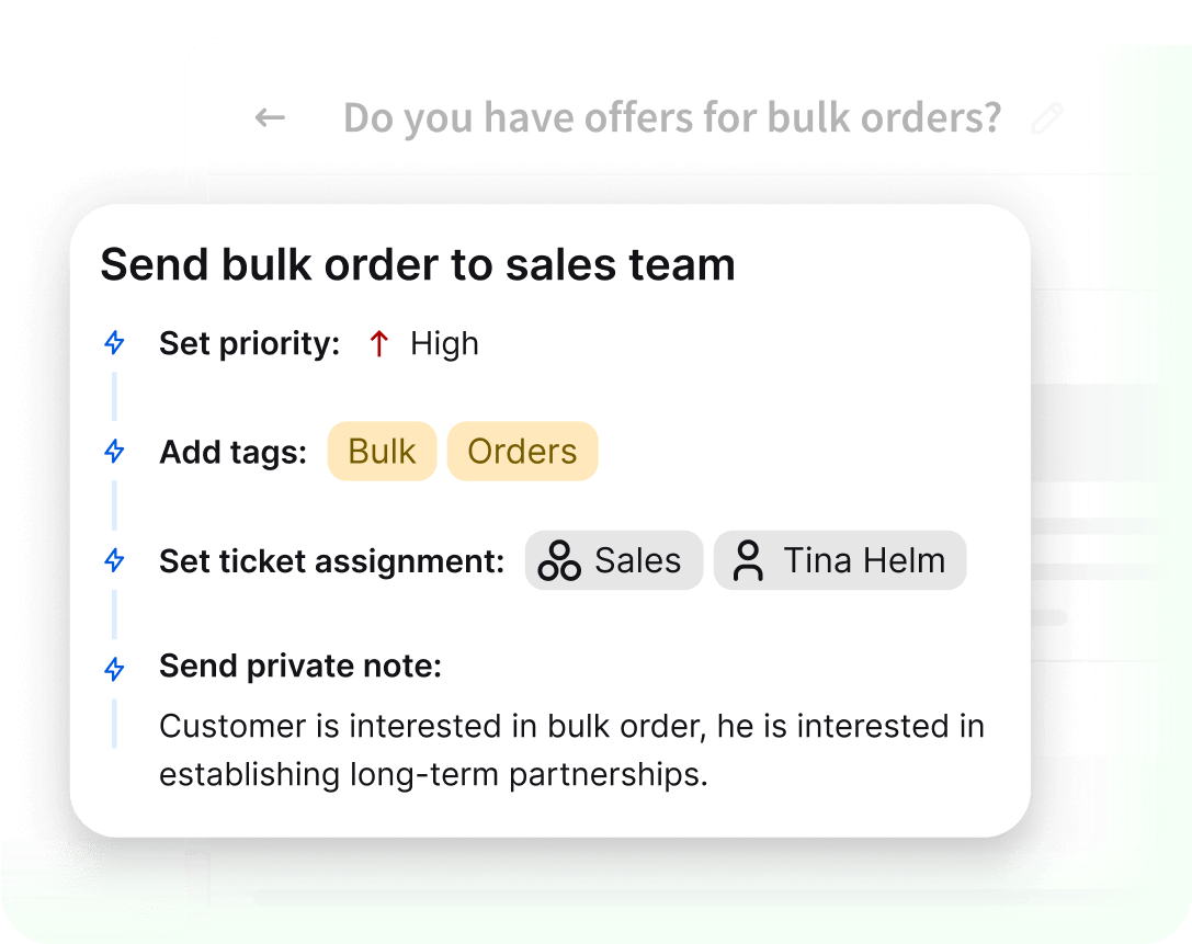 Bulk actions in HelpDesk to scale business actions