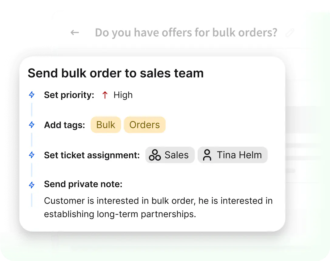 Bulk actions in HelpDesk.com to scale business actions