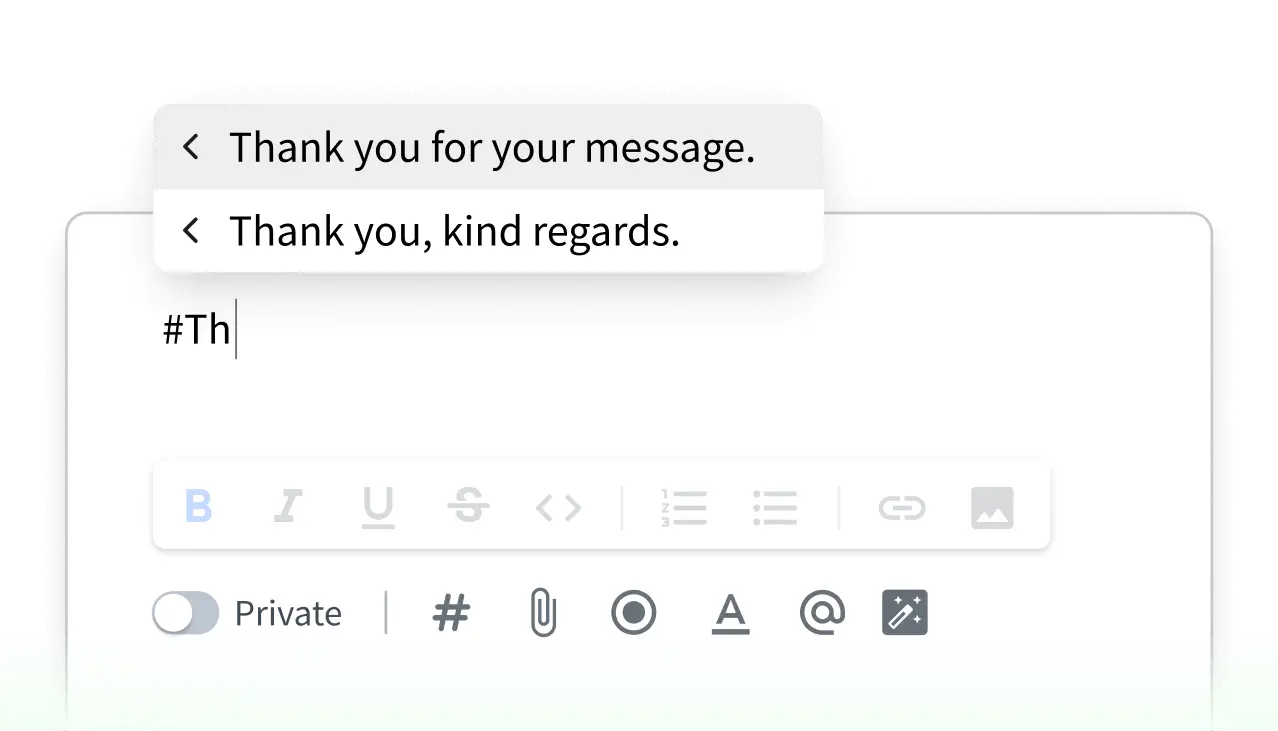 Canned response as part of automated ticketing system