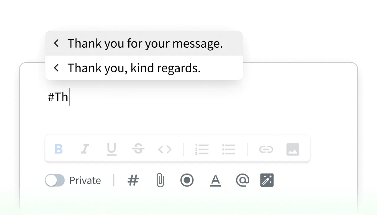 Canned response as part of automated ticketing system