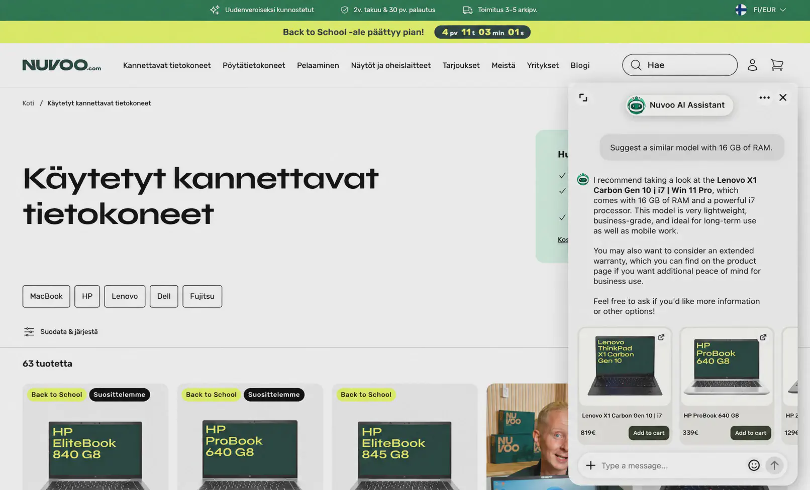 A case study on Nuvoo's use of a help desk.