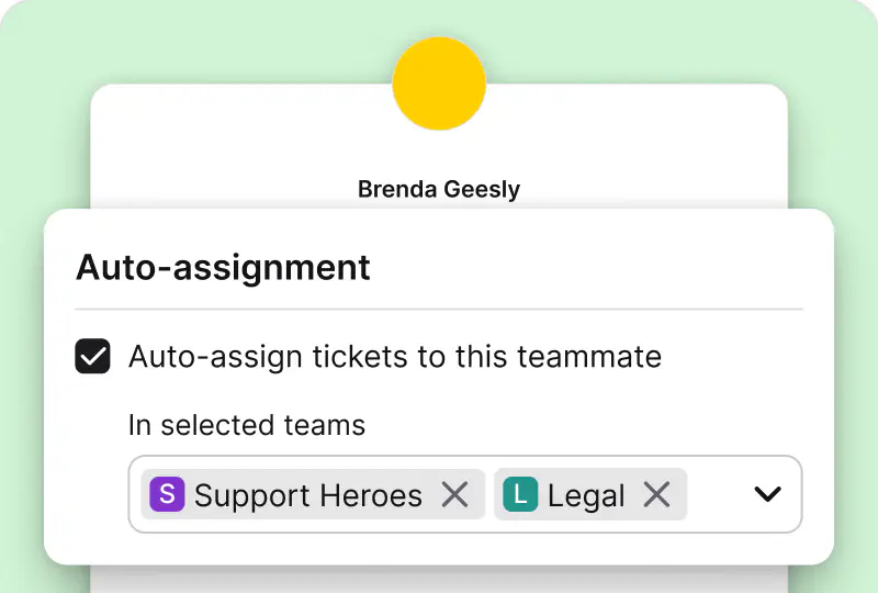 Auto-assignments in HelpDesk
