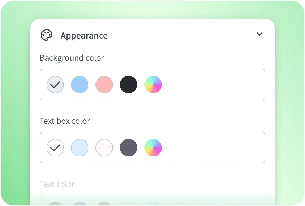 The 'Content' settings in the visual email template builder when creating email templates in HelpDesk.com.
