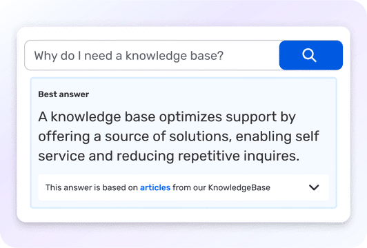 KnowledgeBase integration with HelpDesk