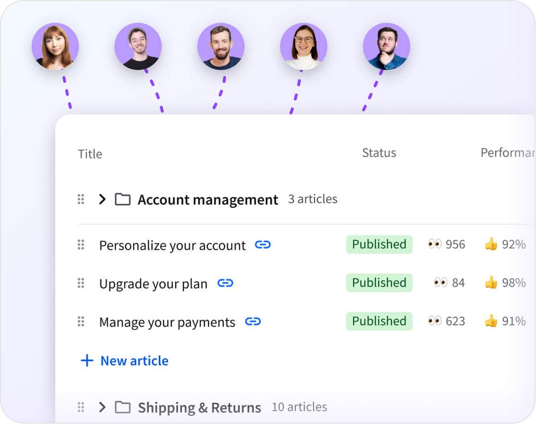 KnowledgeBase integration with HelpDesk