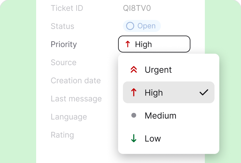 Ticket statuses in HelpDesk