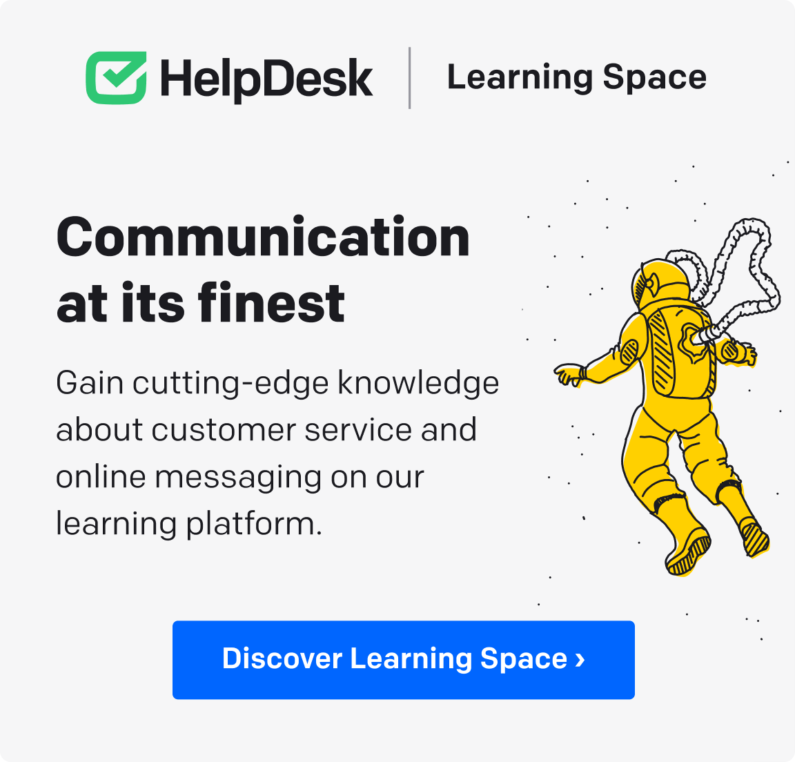 HelpDesk Learning Space banner