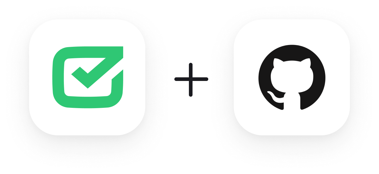 HelpDesk plus GitHub logos