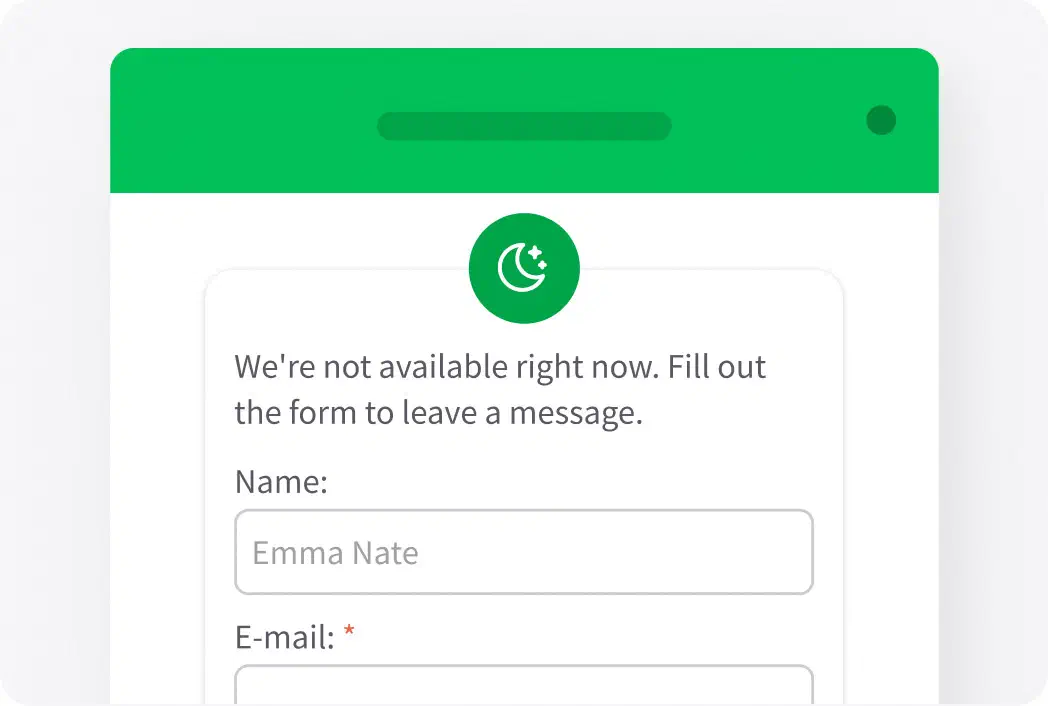 Availability to leave HelpDesk.com tickets around the clock.