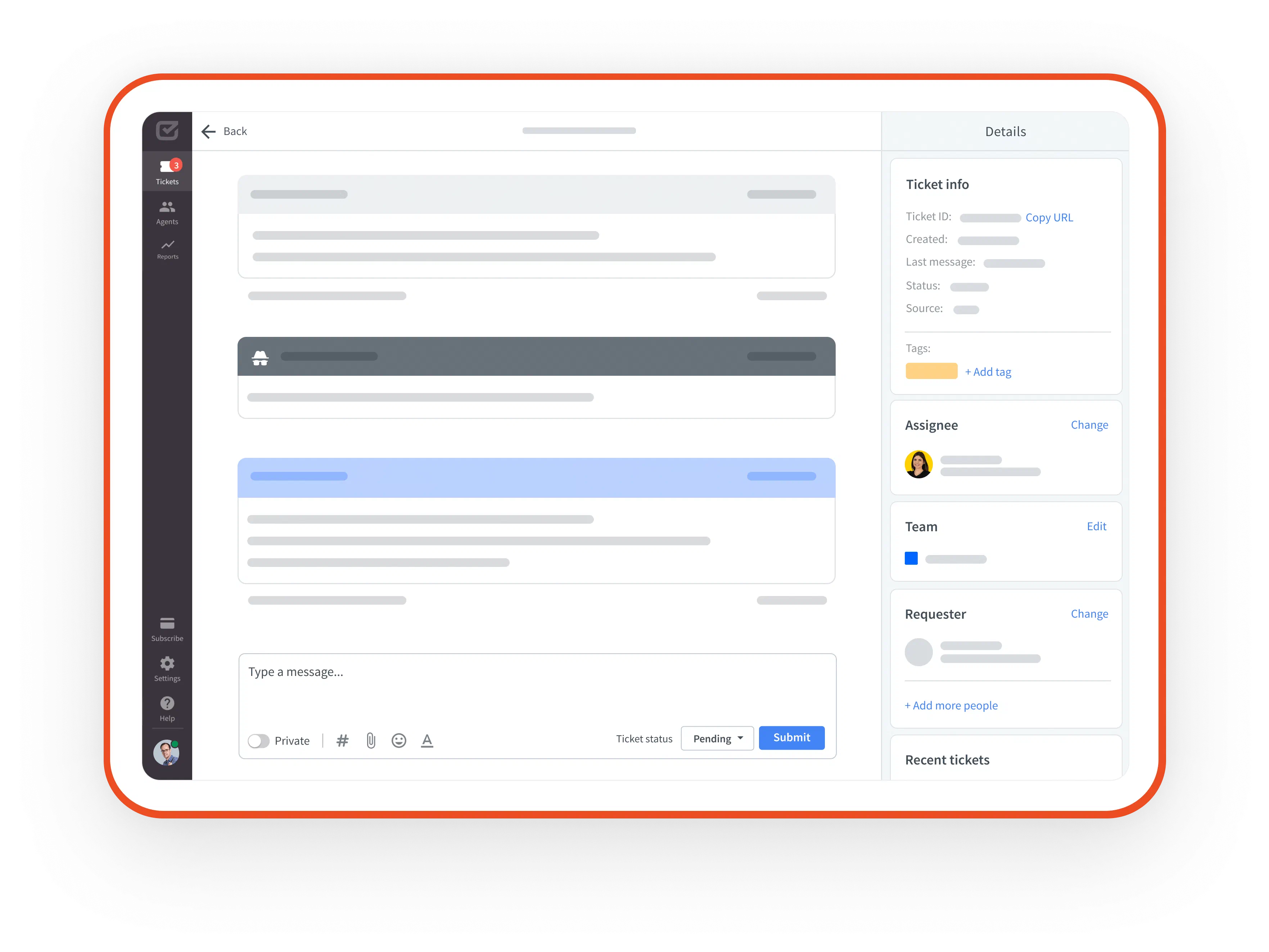 HelpDesk.com dahboard with Zapier tasks