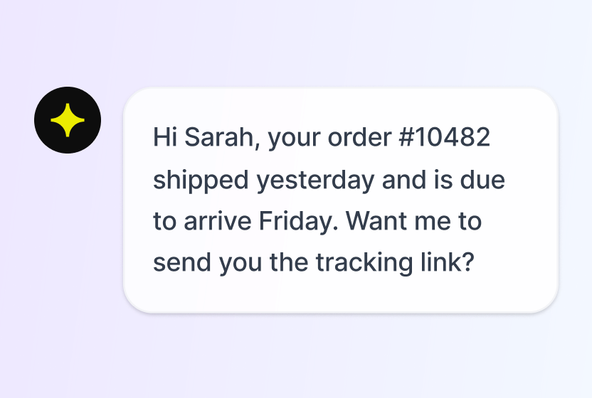 AI Agent resolving a routine question before it becomes a ticket in HelpDesk.com