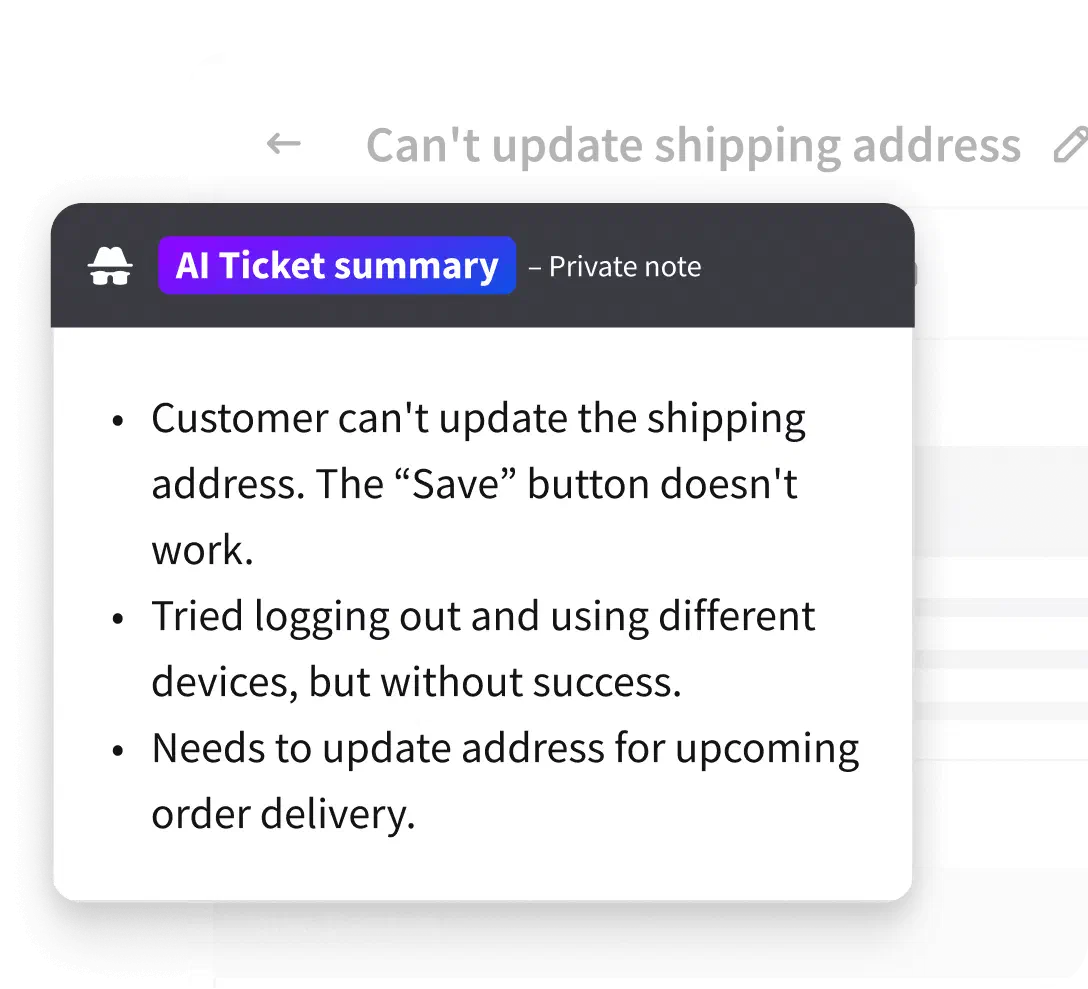 AI in service desk software