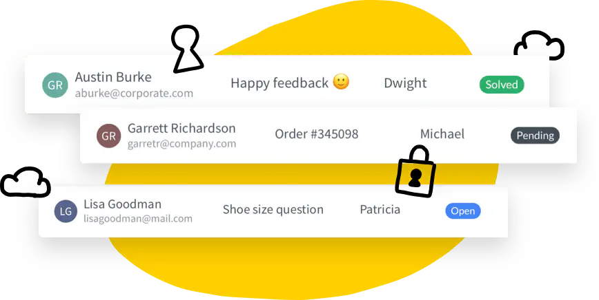 Emails converted into tickets safely stored in HelpDesk